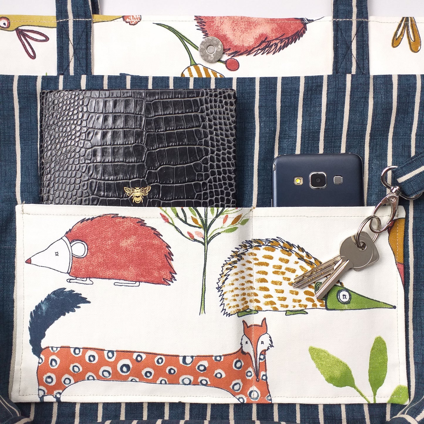 Deluxe Tote Bag - Furry Forest Animals