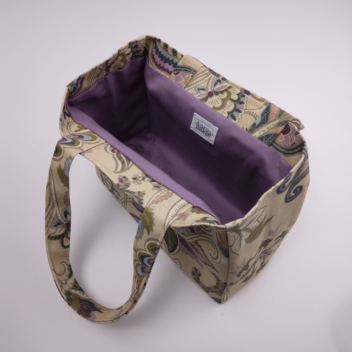 Mini Tote Bag - Floral Tapestry Print