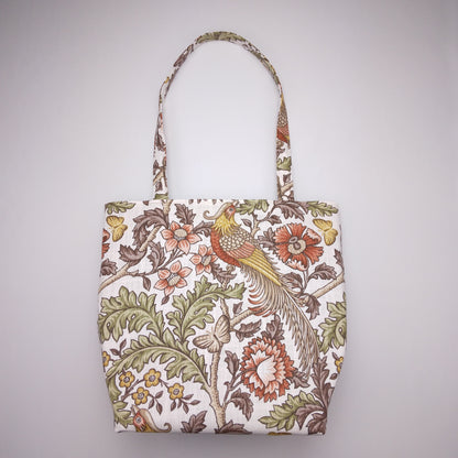 Deluxe Tote Bag - Pheasants on Natural