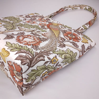 Deluxe Tote Bag - Pheasants on Natural
