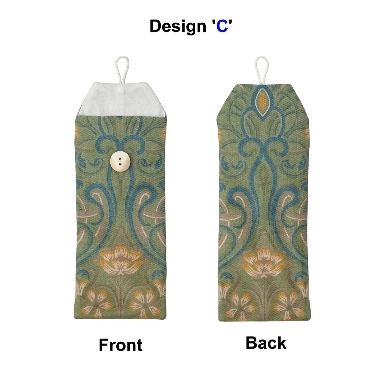 Soft padded eyeglass pouch